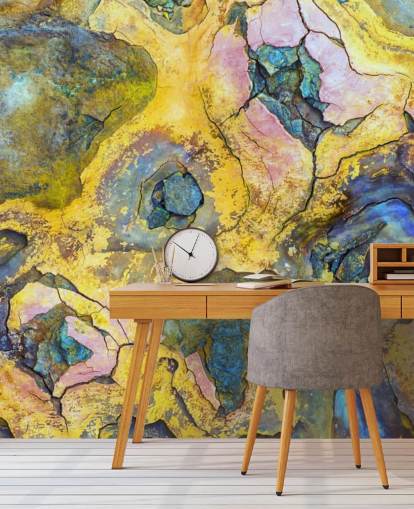 gul, rosa och lila rost tapeter