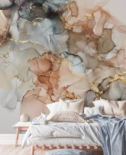 beige och brun akvarell tapet beige och brun akvarell tapet