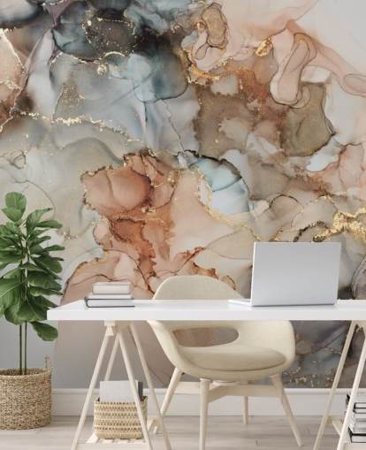 papel pintado acuarela beige y marrón papel pintado acuarela beige y marrón