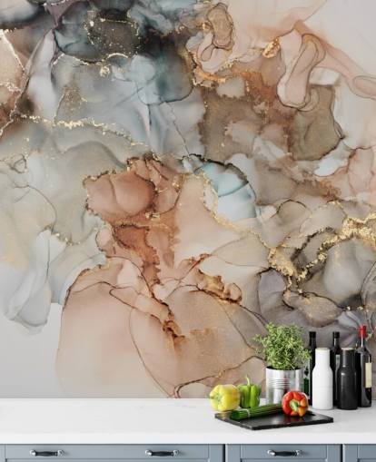 beige and brown watercolour wallpaper