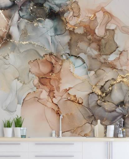 beige and brown watercolour wallpaper