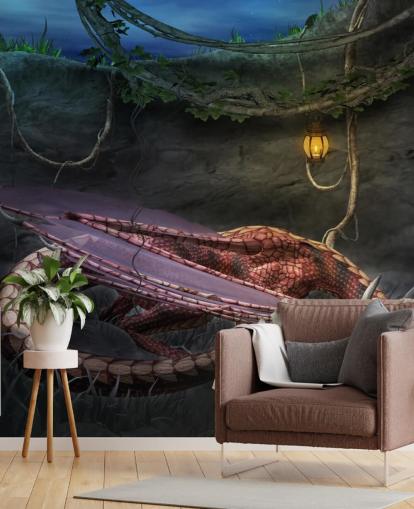 Red Dragon Sovende Baggrund