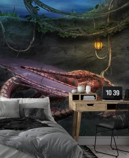 Red Dragon Sovende Baggrund