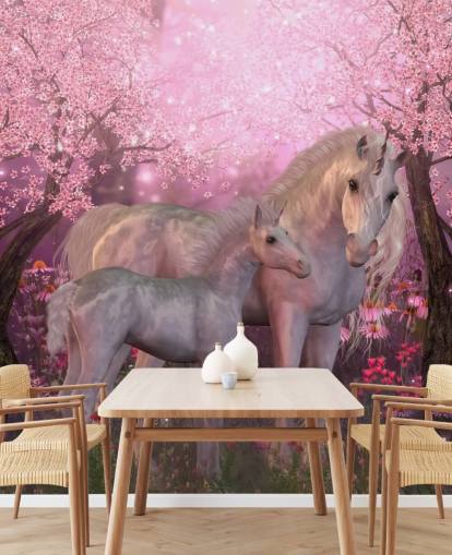 Fondo de pantalla de unicornio y potro unicornio