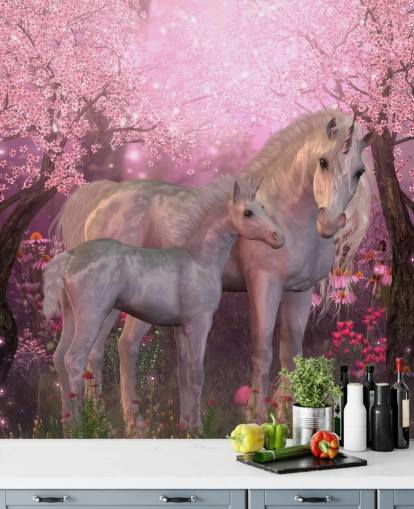 Unicorn och Unicorn Foal Bakgrund