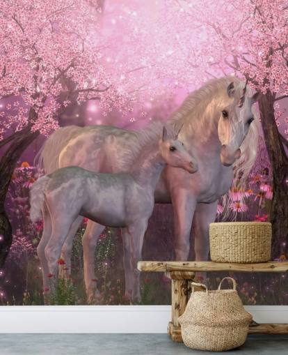 Fondo de pantalla de unicornio y potro unicornio