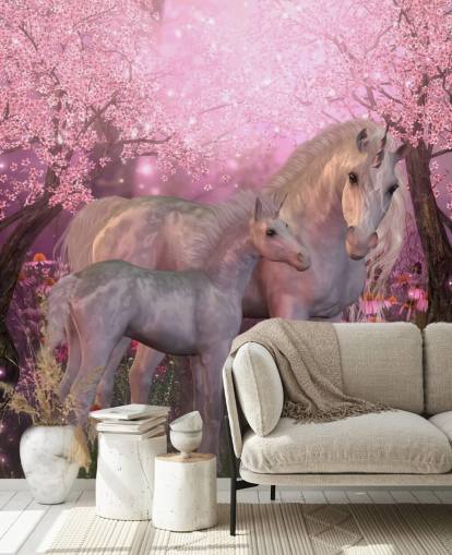 Fondo de pantalla de unicornio y potro unicornio