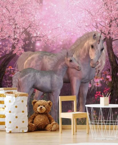 Fondo de pantalla de unicornio y potro unicornio