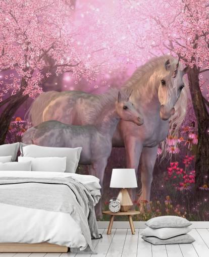 Fondo de pantalla de unicornio y potro unicornio