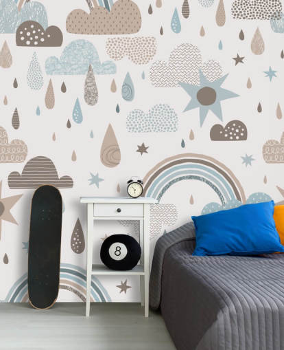 light blue and brown rainbow wallpaper light blue and brown rainbow wallpaper