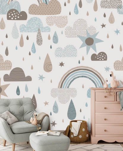 light blue and brown rainbow wallpaper light blue and brown rainbow wallpaper