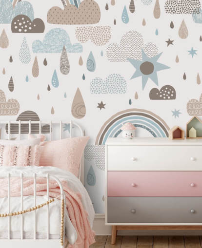 light blue and brown rainbow wallpaper light blue and brown rainbow wallpaper