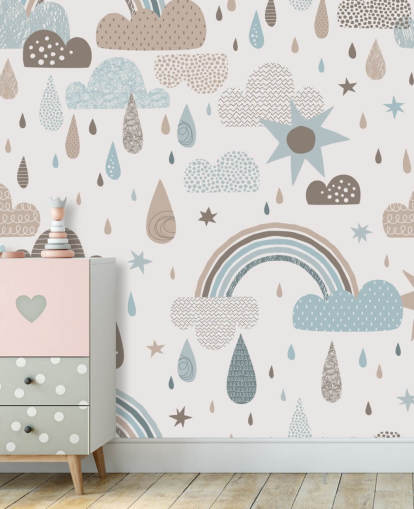 light blue and brown rainbow wallpaper light blue and brown rainbow wallpaper