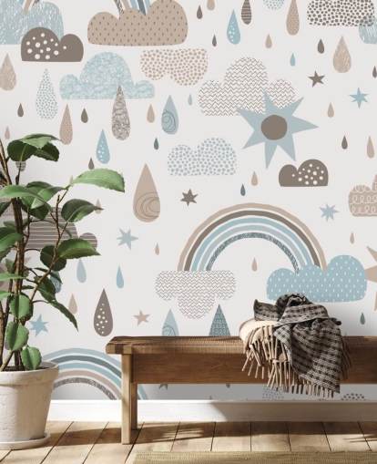 light blue and brown rainbow wallpaper light blue and brown rainbow wallpaper