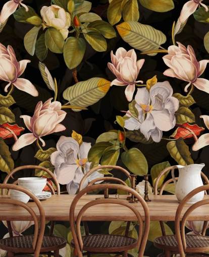 papel tapiz de flores oscuras papel tapiz de flores oscuras