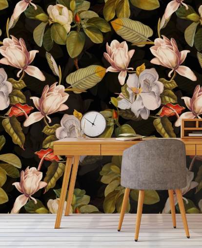 dark flower wallpaper