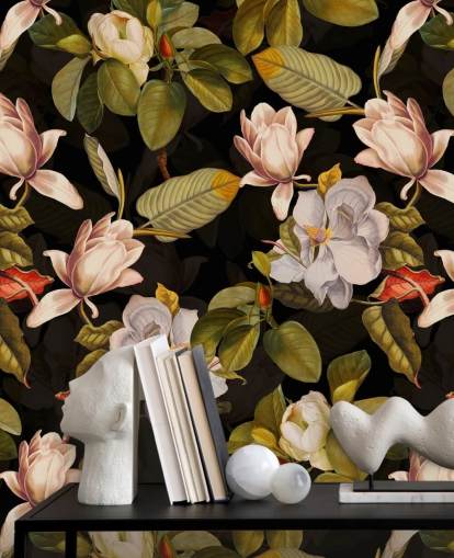 dark flower wallpaper