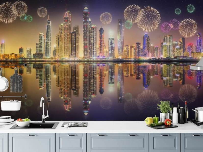 fireworks over Dubai wallpaper fireworks over Dubai wallpaper