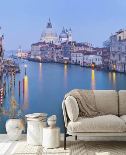 veneza no papel de parede da noite