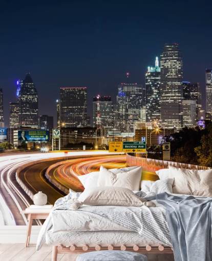 Dallas skyline by night Dallas Skyline Wallpaper