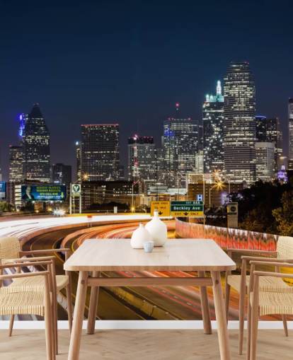 Skyline de Dallas à noite Dallas Skyline Wallpaper Skyline de Dallas à noite Dallas Skyline Wallpaper