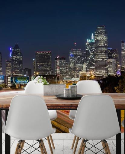 Die Skyline von Dallas bei Nacht Dallas Skyline Wallpaper Die Skyline von Dallas bei Nacht Dallas Skyline Wallpaper