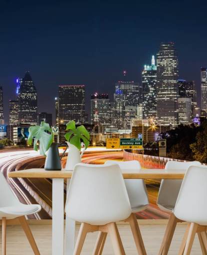 Dallas skyline om natten Dallas Skyline Wallpaper Dallas skyline om natten Dallas Skyline Wallpaper