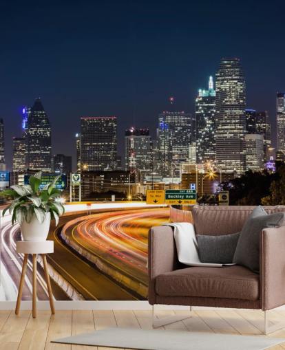 Skyline di Dallas di notte Dallas Skyline Wallpaper Skyline di Dallas di notte Dallas Skyline Wallpaper