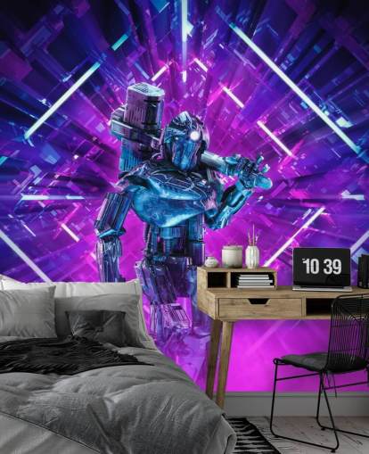 lilla robot tapet lilla robot tapet