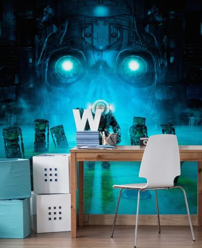 Gaming-Soldat im Abwasser Tapete