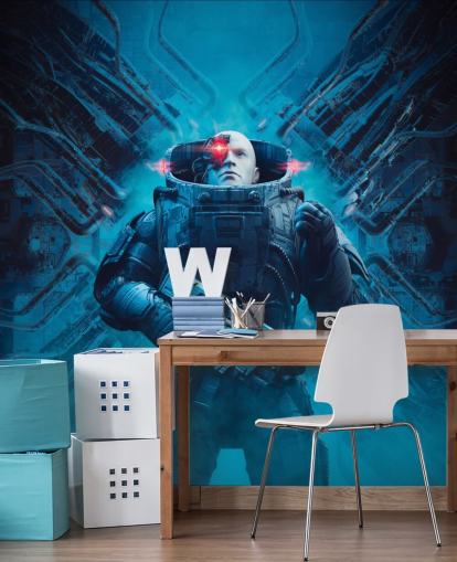 cyberman met wapen behang cyberman met wapen behang