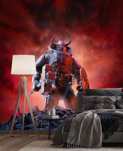 fond d'écran de soldat cyber viking