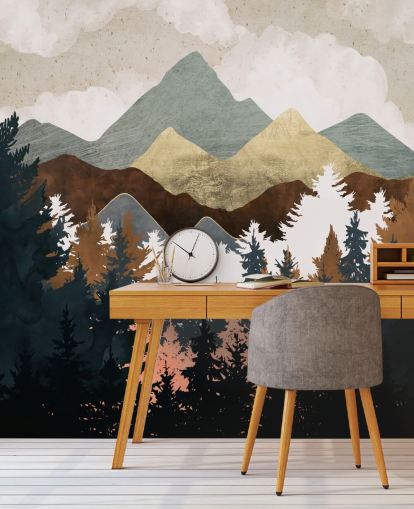 abstract tree and mountains wallpaper abstract tree and mountains wallpaper