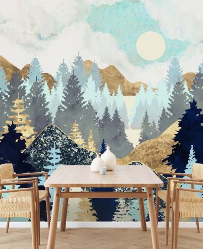 Forest Vista Tree Wall Mural