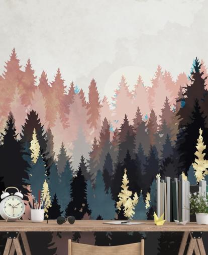 dark blue and pink forest wallpaper dark blue and pink forest wallpaper