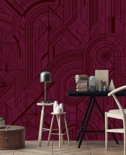 red wine color pattern wallpaper