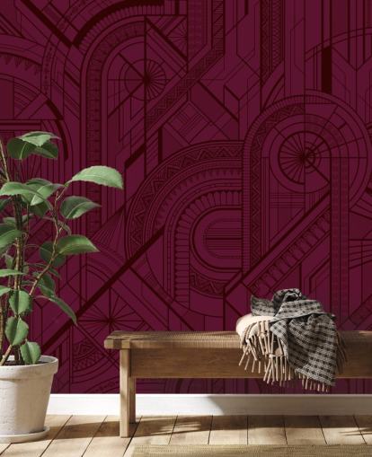 red wine color pattern wallpaper