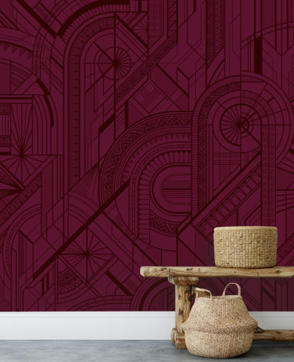 red wine colour pattern wallpaper