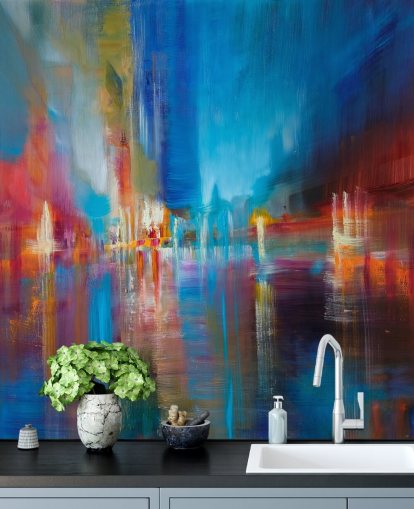 blue and red painting wallpaper blue and red painting wallpaper