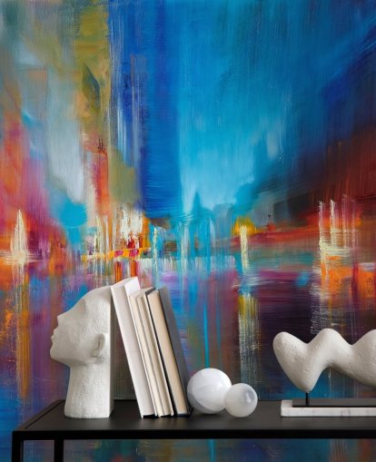 blue and red painting wallpaper blue and red painting wallpaper