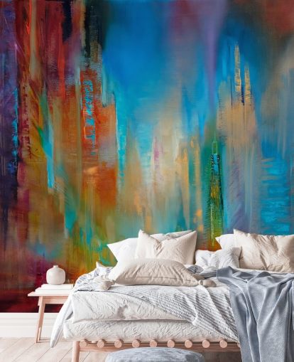 colourful city wallpaper