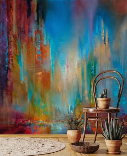 värikäs kaupunki tapetti värikäs kaupunki tapetti