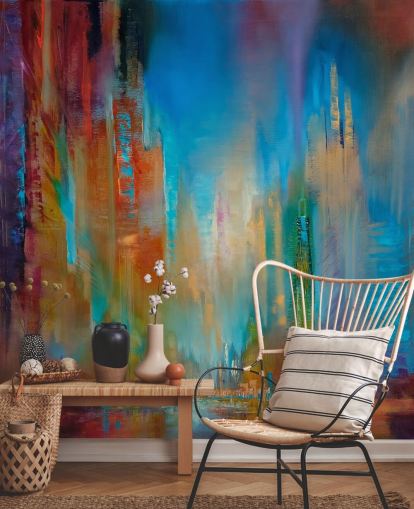 colourful city wallpaper