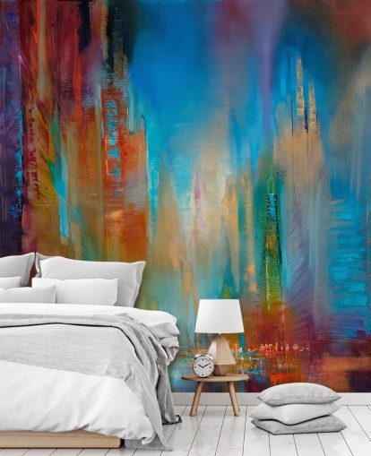 colourful city wallpaper