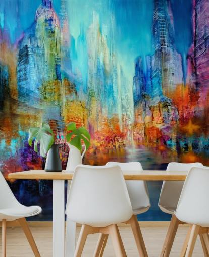 multicoloured abstract painting wallpaper multicoloured abstract painting wallpaper