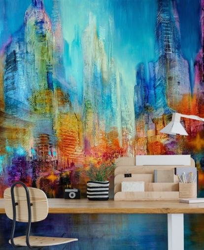 papier peint peinture abstraite multicolore papier peint peinture abstraite multicolore