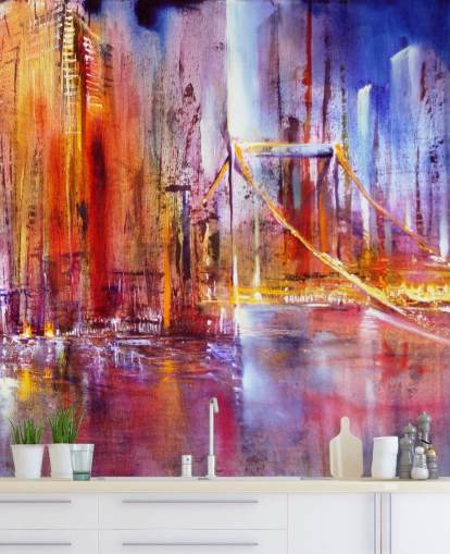 papel pintado colorido puente papel pintado colorido puente