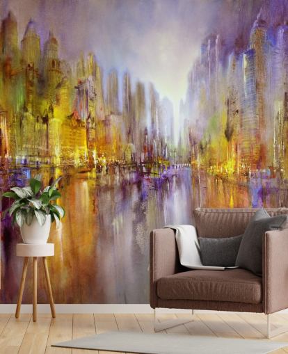 fond d'écran coloré peinture abstraite