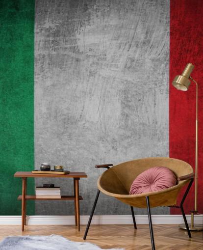 Italian lippu maalaismainen ilme tapetti
