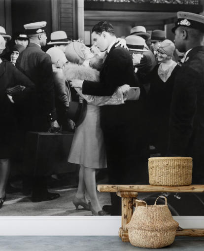 foto en blanco y negro de personas besándose fondo de pantalla